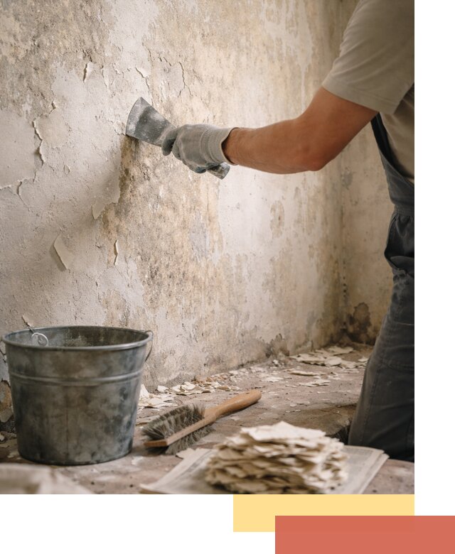 Удаление старой краски со стен в Стерлитамаке качественно и быстро