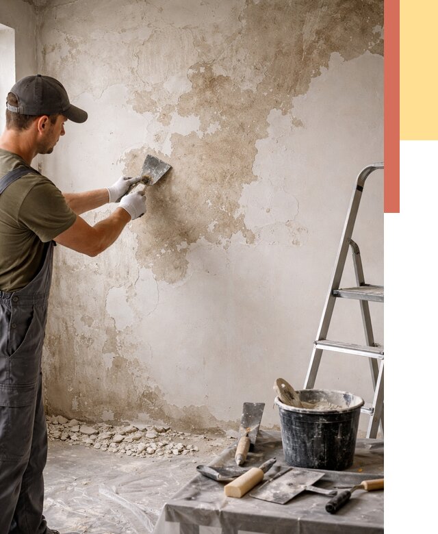 Снятие старой шпаклевки в Стерлитамаке от 1905 руб. — быстро и недорого | ОТДЕЛОЧНИК-Стм