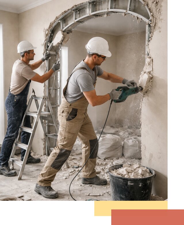 Демонтаж гипсокартонной арки в Стерлитамаке быстро и аккуратно