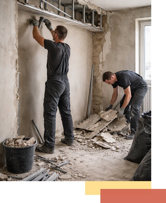 Демонтаж короба из гипсокартона в Стерлитамаке быстро и аккуратно