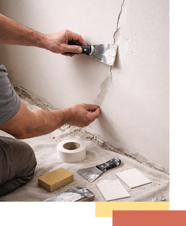 Заделка трещин и сколов в стенах и потолках в Стерлитамаке