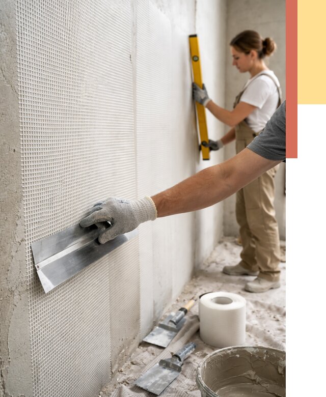 Армирование стен стеклосеткой в Стерлитамаке от 3296 руб. под ключ | ОТДЕЛОЧНИК-Стм