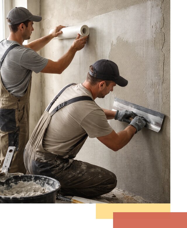 Армирование стен стеклосеткой в Стерлитамаке для прочной отделки