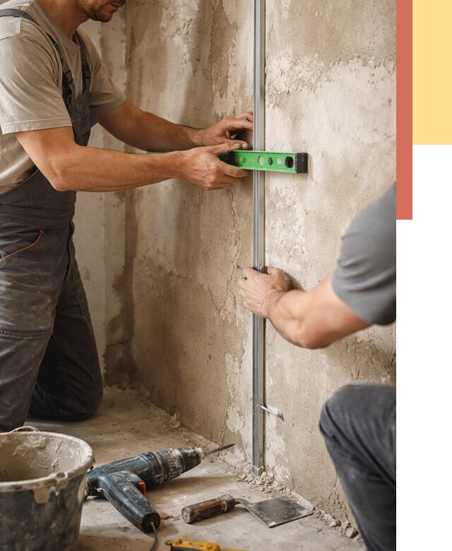 Установка штукатурных маяков в Стерлитамаке от 7209 руб. — быстро и недорого | ОТДЕЛОЧНИК-Стм