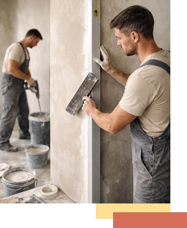 Выведение углов стен в Стерлитамаке: монтаж и оштукатуривание