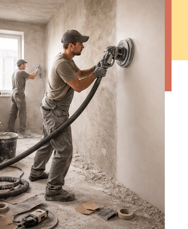 Шлифовка стен в Стерлитамаке от 1236 руб/м2 — быстро и недорого | ОТДЕЛОЧНИК-Стм