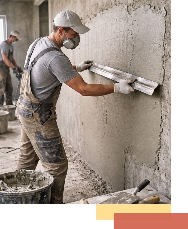 Штукатурка бетонных стен в Стерлитамаке качественно и долговечно