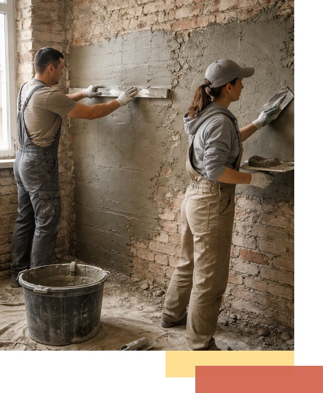 Штукатурка кирпичных стен в Стерлитамаке — качественно и надежно