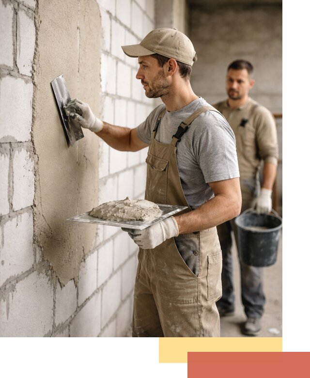 Штукатурка стен из газобетона в Стерлитамаке под ключ