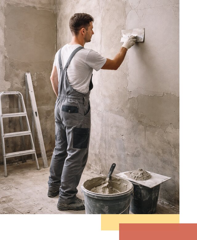 Штукатурка стен в ванной под ключ в Стерлитамаке