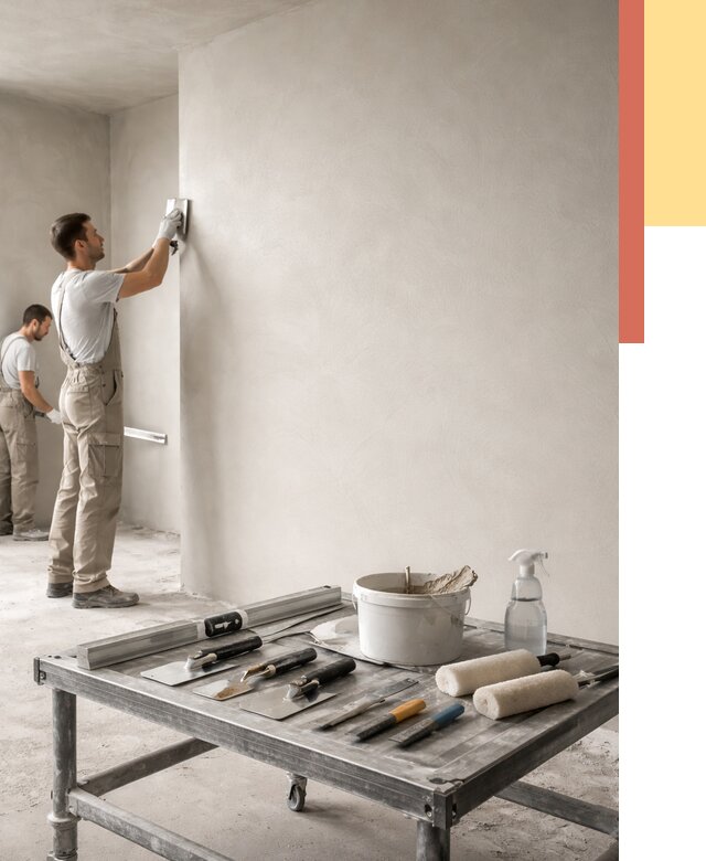 Штукатурка стен под покраску в Стерлитамаке от 4635 руб./м² — качественно и недорого | ОТДЕЛОЧНИК-Стм