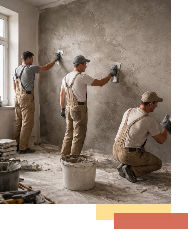 Декоративная штукатурка под бетон в Стерлитамаке для стен и потолков