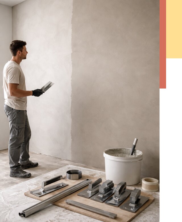 Нанесение микроцемента на стены в Стерлитамаке от 3296 руб./м2 под ключ | ОТДЕЛОЧНИК-Стм