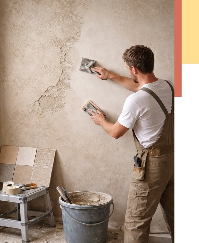 Ремонт декоративной штукатурки в Стерлитамаке от 4635 руб. под ключ | ОТДЕЛОЧНИК-Стм