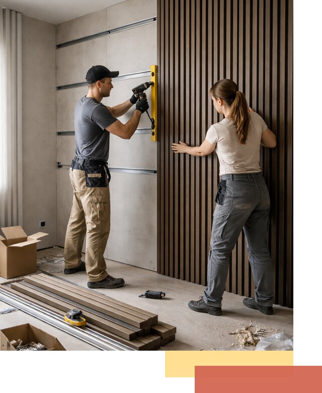 Монтаж реечных панелей на стены в Стерлитамаке