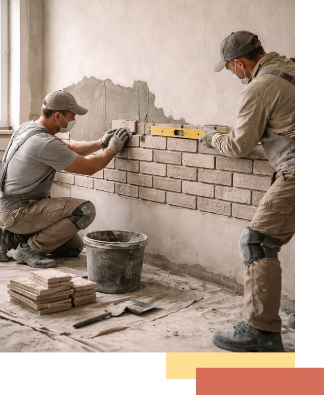Монтаж декоративного кирпича профессионально в Стерлитамаке