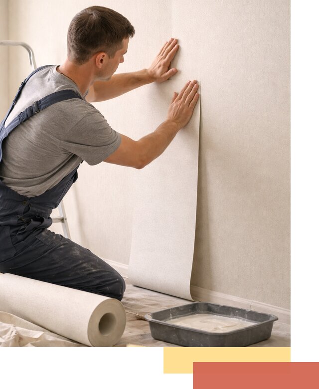 Поклейка флизелиновых обоев в Стерлитамаке качественно и быстро