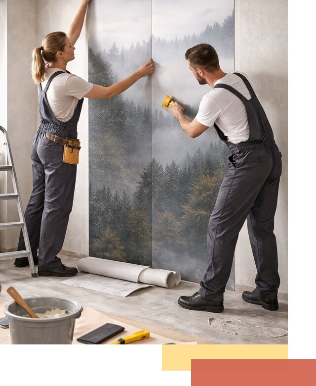 Поклейка фотообоев профессионально в Стерлитамаке под ключ