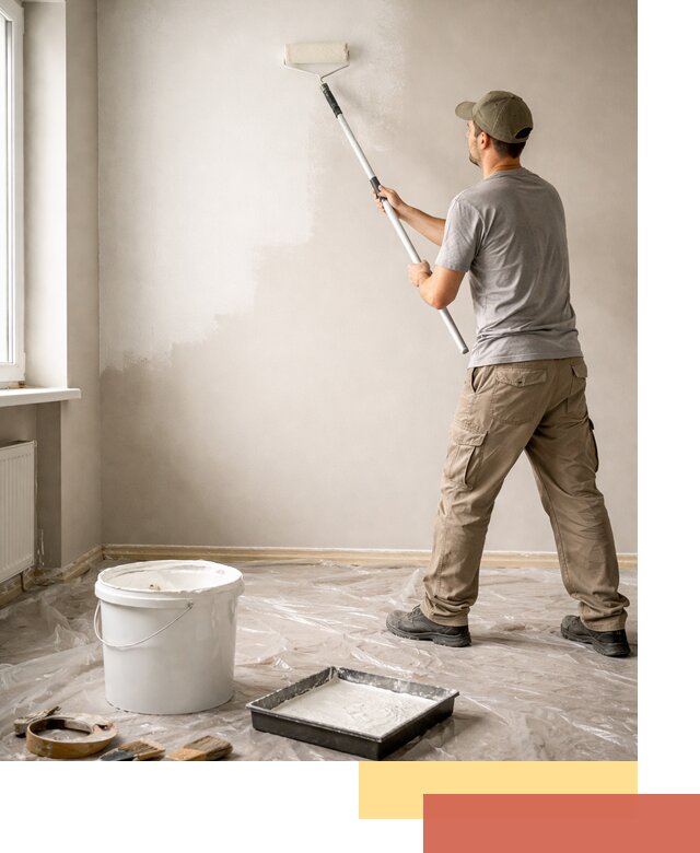 Покраска стен латексной краской в Стерлитамаке качественно и быстро