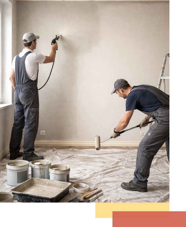 Покраска стен моющейся краской и защита поверхностей в Стерлитамаке