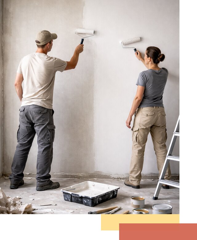 Окраска стен по стеклохолсту в Стерлитамаке качественно и долговечно