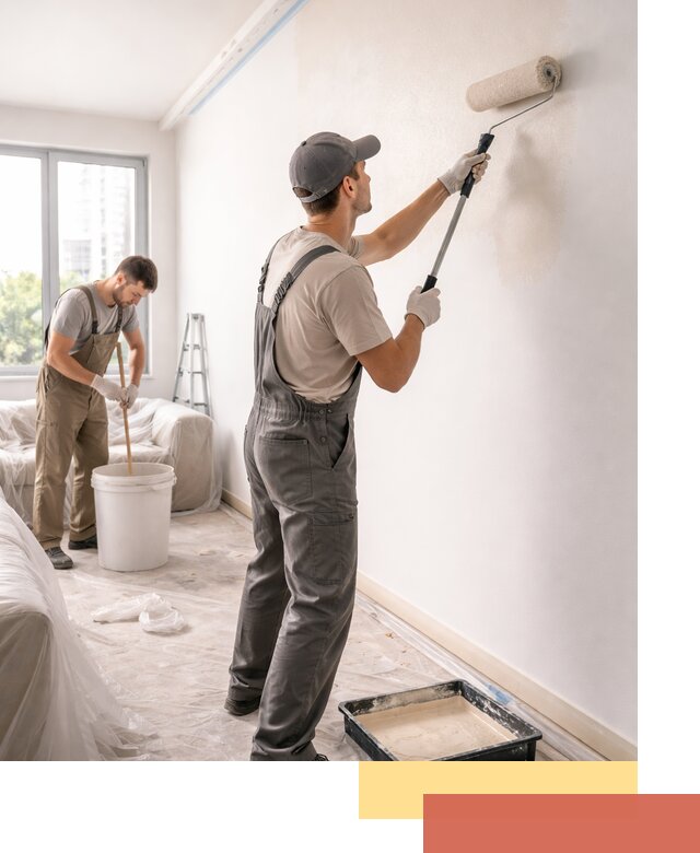 Покраска стен в офисе в Стерлитамаке — быстрый и качественный ремонт