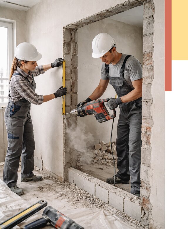 Создание проемов в стенах в Стерлитамаке от 6694 руб. — алмазная резка и расширение | ОТДЕЛОЧНИК-Стм