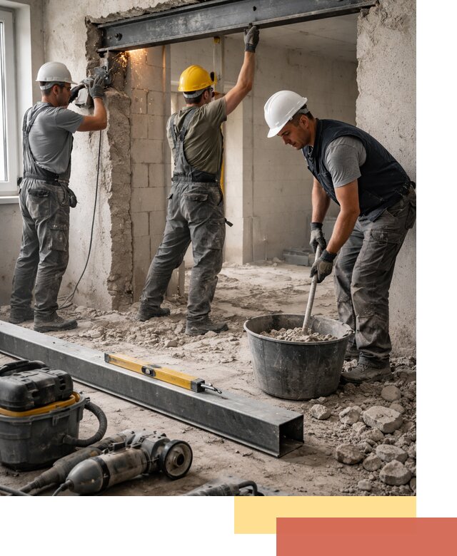 Создание проемов в стенах и несущих конструкциях в Стерлитамаке