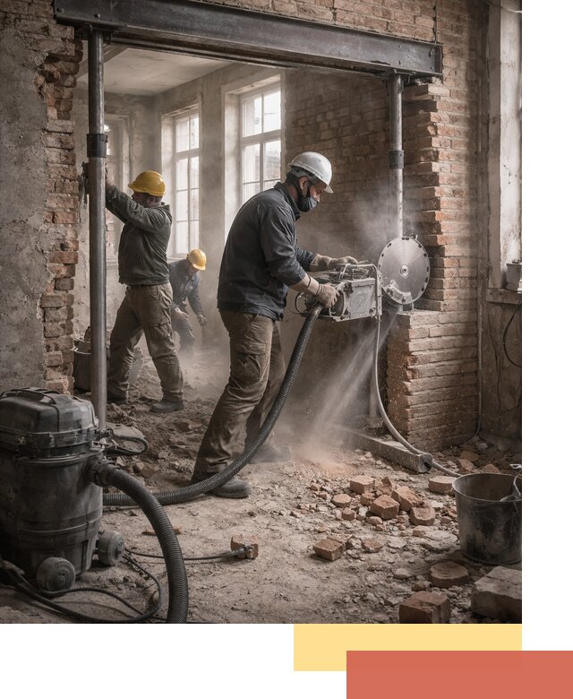 Прорезка проема в стене под дверной или оконный проем в Стерлитамаке