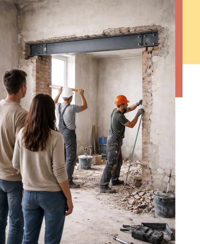 Усиление проема в стене в Стерлитамаке от 9784 руб. — усиление дверного проема металлоконструкцией | ОТДЕЛОЧНИК-Стм