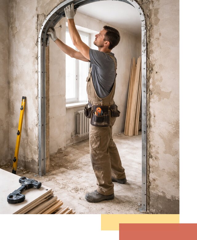 Устройство арочного проема в Стерлитамаке под ключ