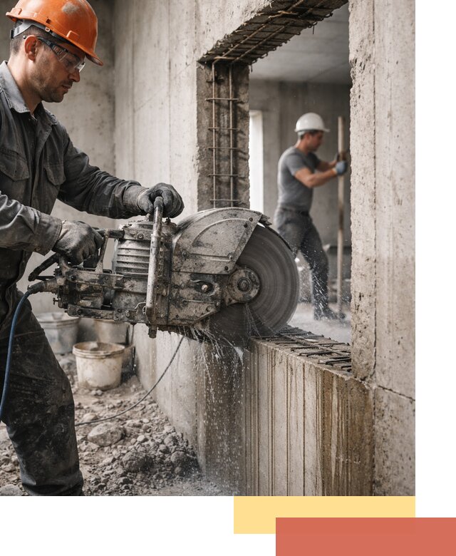 Алмазная резка проемов в Стерлитамаке быстро и точно