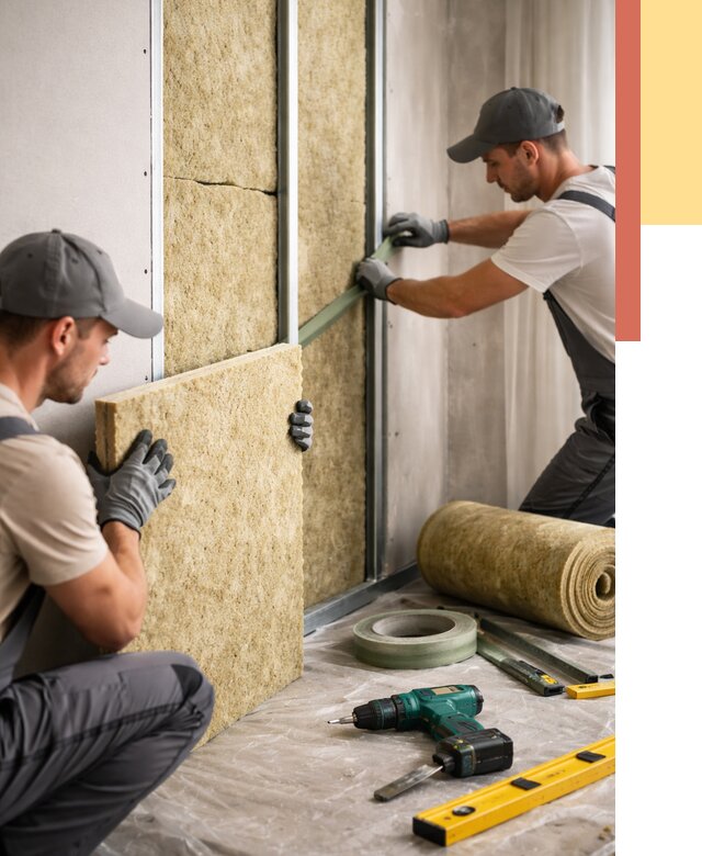 Шумоизоляция стен в Стерлитамаке под ключ от 1905 руб. | ОТДЕЛОЧНИК-Стм