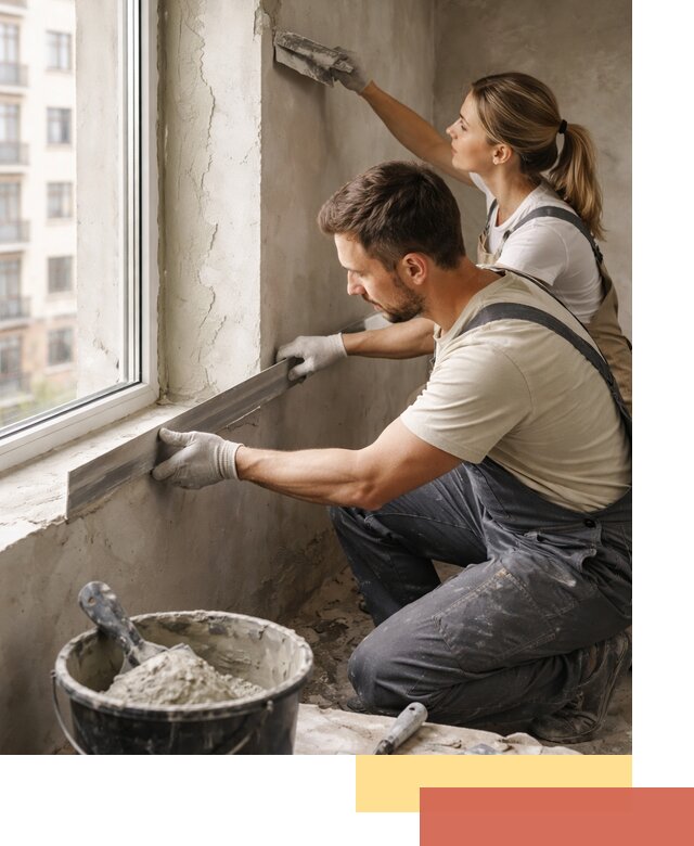 Штукатурка откосов дверей и окон профессионально в Стерлитамаке