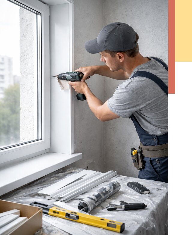 Установка пластиковых откосов в Стерлитамаке от 2317 руб. | ОТДЕЛОЧНИК-Стм монтаж, быстро и недорого