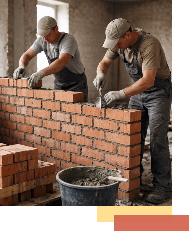 Кладка кирпичных перегородок под ключ в Стерлитамаке