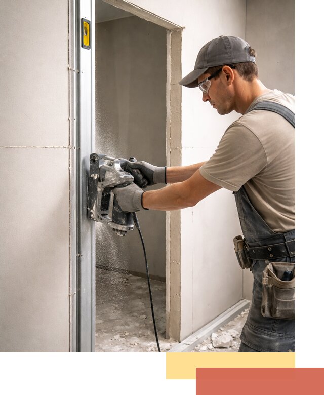 Устройство дверного проема в перегородке в Стерлитамаке