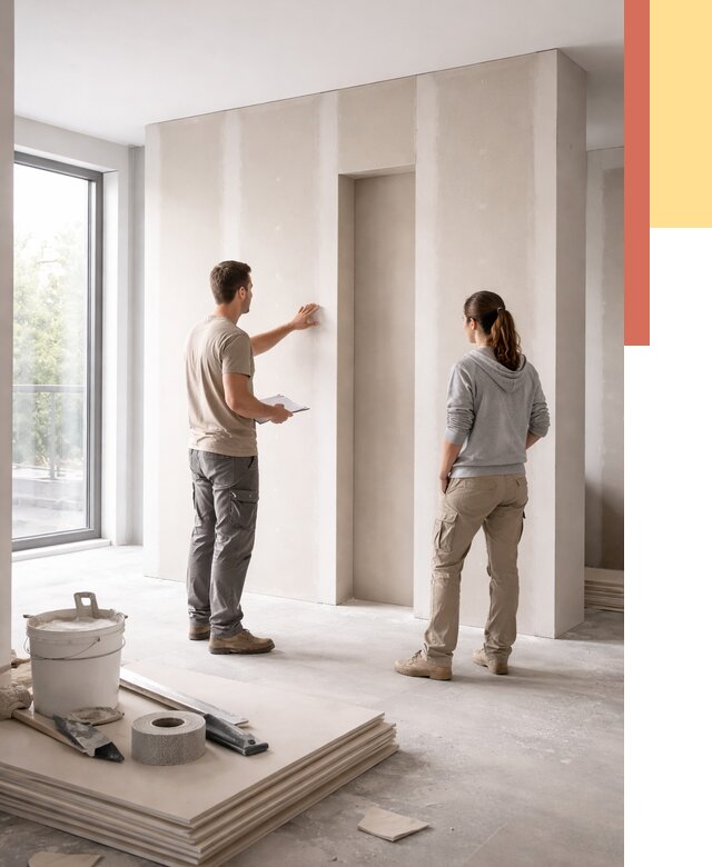 Зонирующая перегородка из гипсокартона в Стерлитамаке от 2884 руб. под ключ | ОТДЕЛОЧНИК-Стм