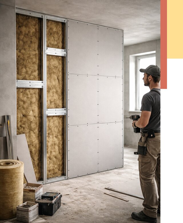 Усиленная перегородка под навеску в Стерлитамаке от 13183 руб. — монтаж под ключ | ОТДЕЛОЧНИК-Стм