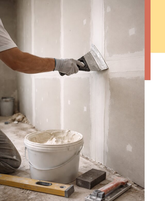 Шпаклевка перегородок из гипсокартона в Стерлитамаке от 2575 руб. — услуги ОТДЕЛОЧНИК-Стм