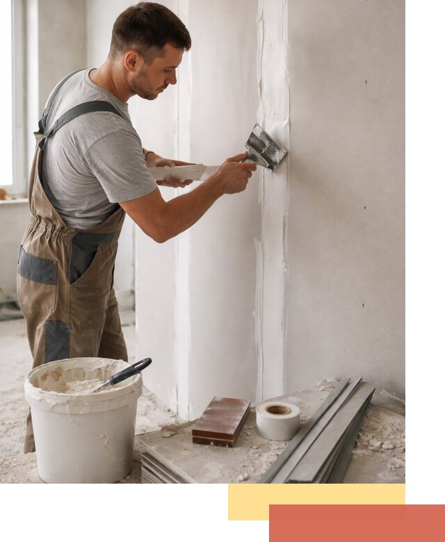 Шпаклевка перегородок из гипсокартона в Стерлитамаке качественно и быстро