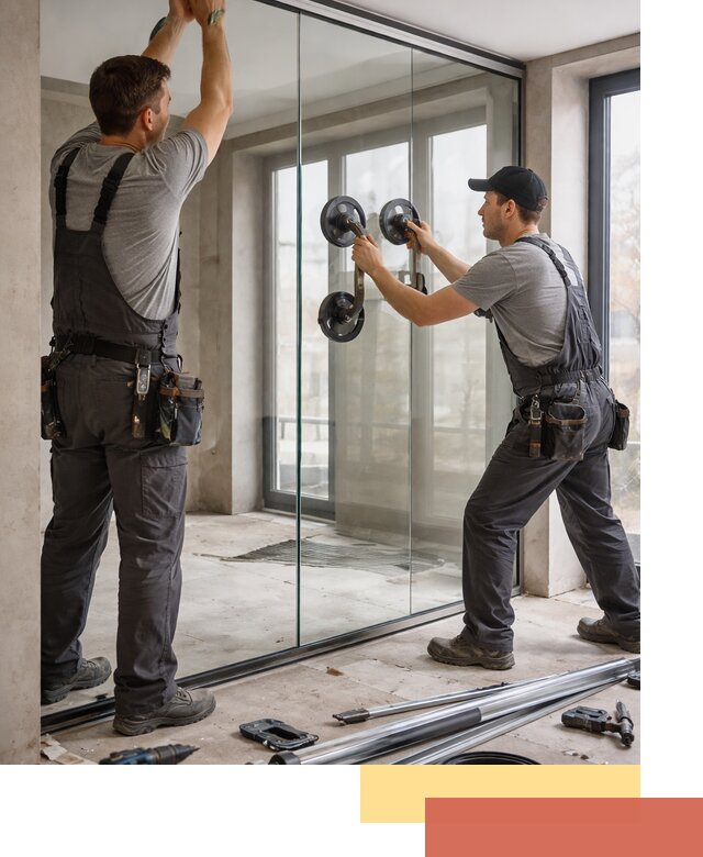 Цельностеклянные перегородки под ключ в Стерлитамаке