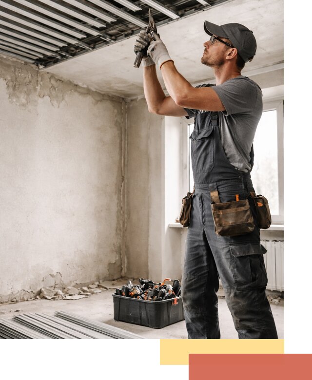 Демонтаж реечного потолка в Стерлитамаке быстро и аккуратно