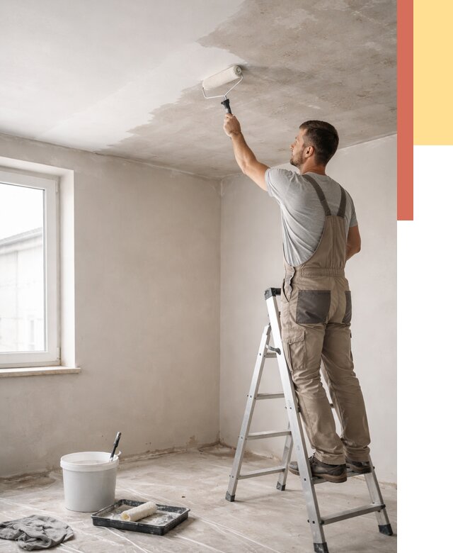 Грунтовка потолка в Стерлитамаке от 2575 руб. — быстро и недорого | ОТДЕЛОЧНИК-Стм