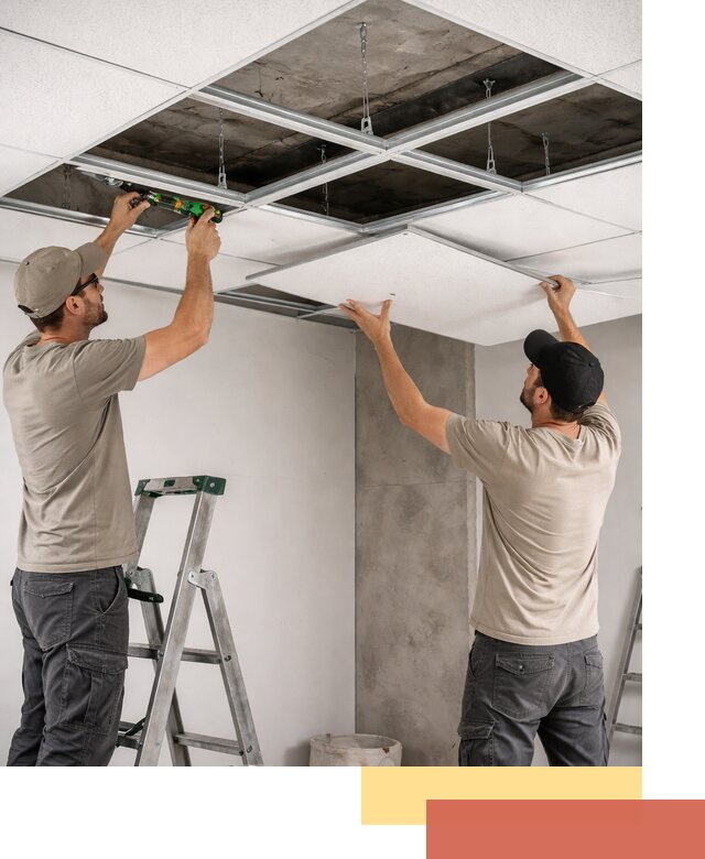 Монтаж потолка Армстронг под ключ в Стерлитамаке