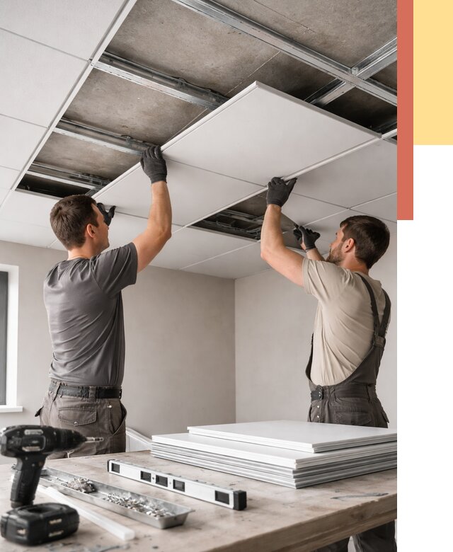 Монтаж кассетного потолка в Стерлитамаке от 4635 руб/м2 — установка и сборка | ОТДЕЛОЧНИК-Стм