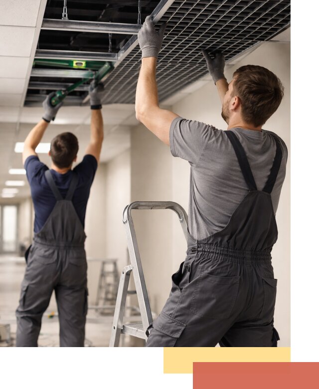 Монтаж потолка Грильято в Стерлитамаке: установка под ключ качественно