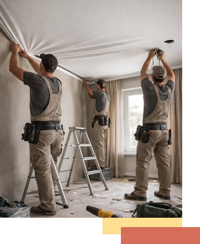 Монтаж матового натяжного потолка в Стерлитамаке качественно и быстро