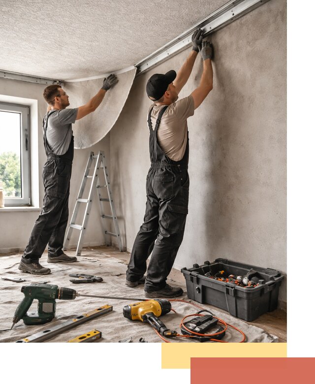 Монтаж фактурного натяжного потолка в Стерлитамаке качественно и быстро