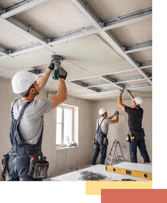 Кессонный потолок из гипсокартона под ключ в Стерлитамаке